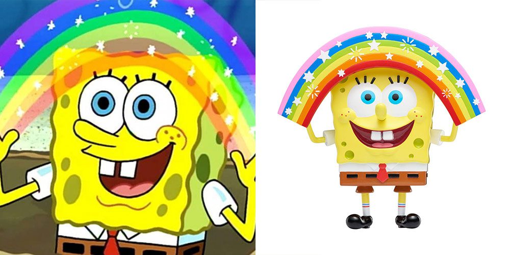 Nickelodeon vende bonecos de memes do Bob Esponja 4 boneco meme bob esponja arco iris