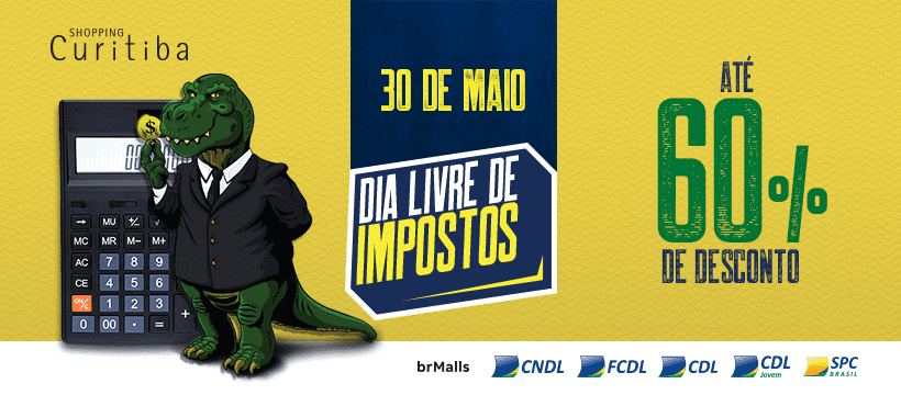 Shopping Curitiba adere ao Dia Livre de Impostos e oferece desconto aos consumidores 1 Dia Livre de Impostos Shopping Curitiba 1