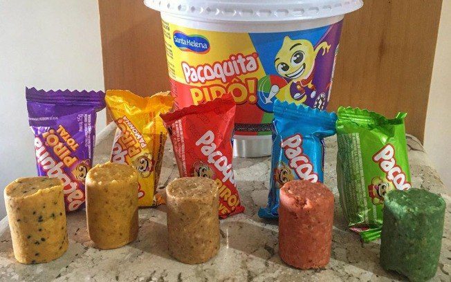 A Paçoquita "Pirô"? Sabores morango, tutti-frutti, maracujá, maça verde e pamonha 1 pacoquita sabores