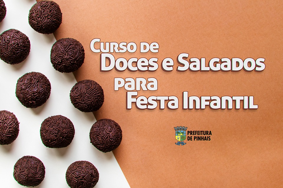 Curso de Doces e Salgados para Festa Infantil está com as inscrições abertas 1 Curso de doce