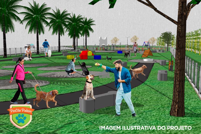 Pinhais terá parque exclusivo para cães 1 Parcão Pinhais