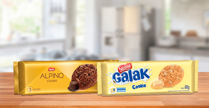 nestle apresenta galak cookie e alpino cookie