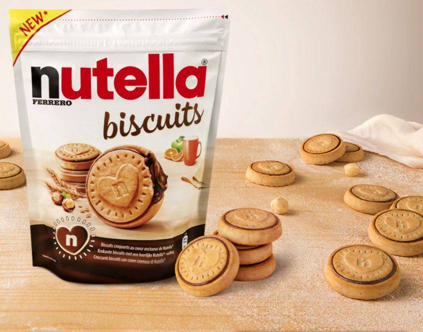 biscoitos nutella