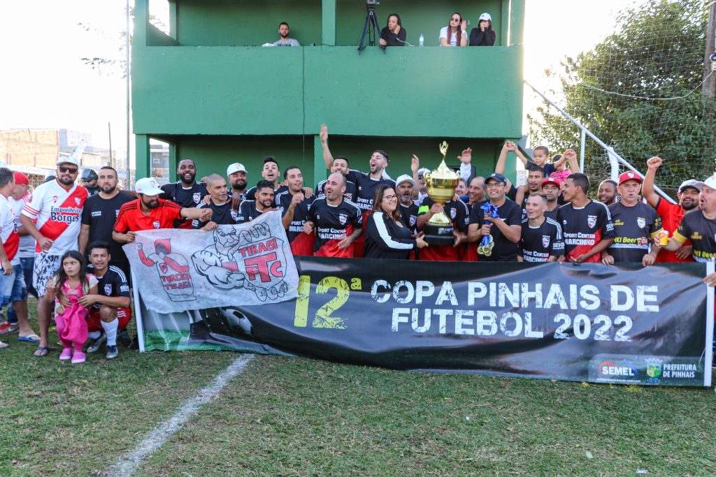 XII Copa Pinhais de Futebol chega ao fim com os campeões das Séries Prata e Ouro 1 campeao copa pinhais