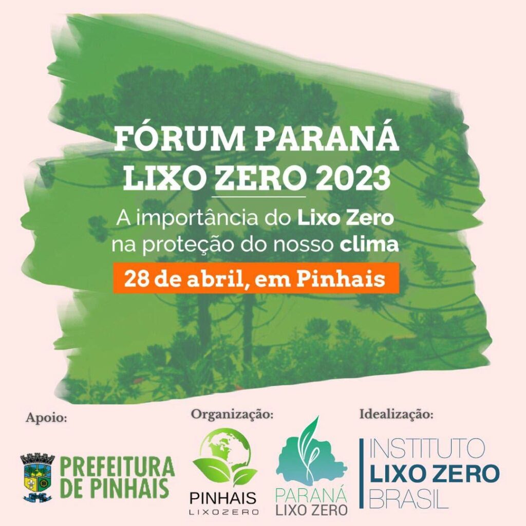 1o Forum Parana Lixo Zero 2023 esta com as inscricoes abertas