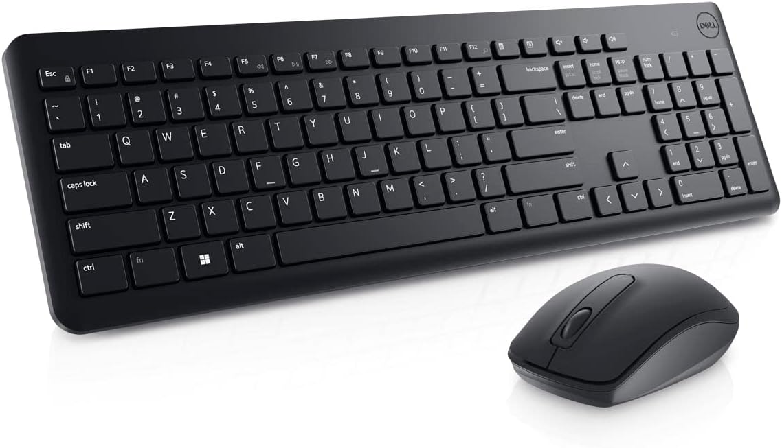 Melhores Kits de Mouse e Teclado para Designers em 2024 de até R$300 4 Dell KM3322W Teclado e Mouse sem fio Preto