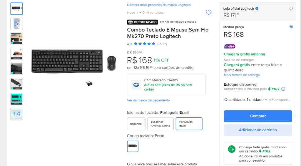 Melhores Kits de Mouse e Teclado para Designers em 2024 de até R$300 2 image 10