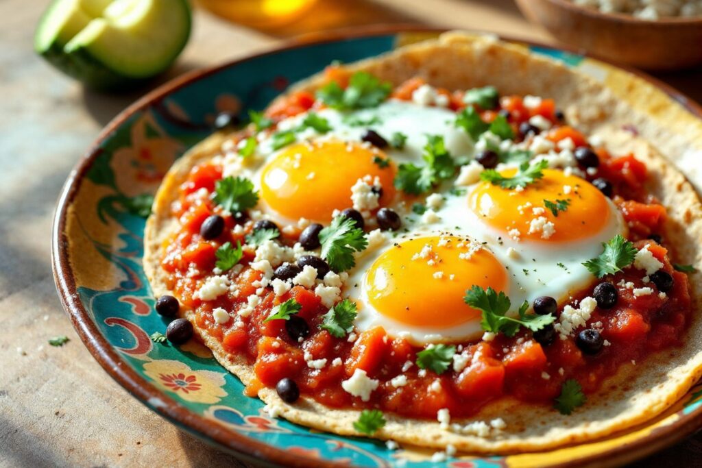 Cansado de ovo frito? 6 receitas salgadas fáceis e rápidas para variar! 6 6. Ovos Rancheiros Express: Sabor Mexicano Fácil