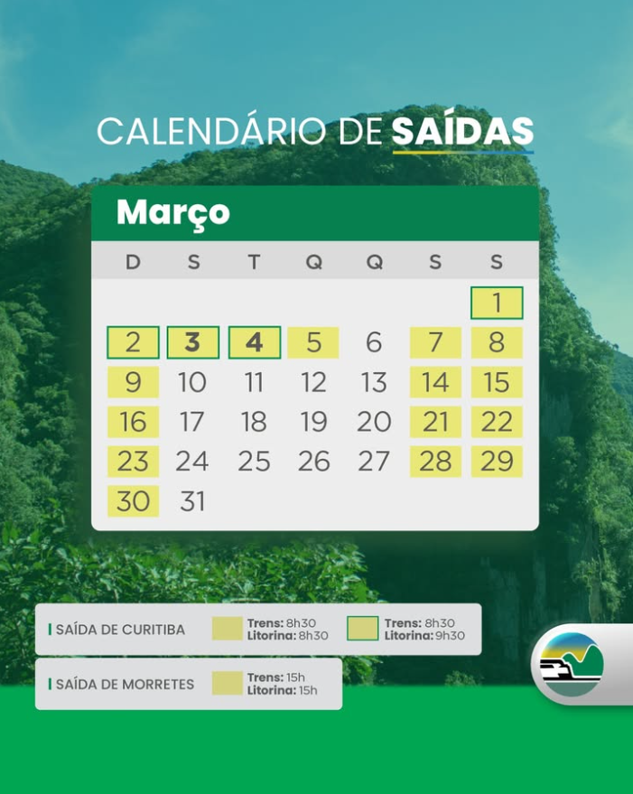 Pinhais, embarque em uma aventura pela metade do preço com a Serra Verde Express! 2 image 1