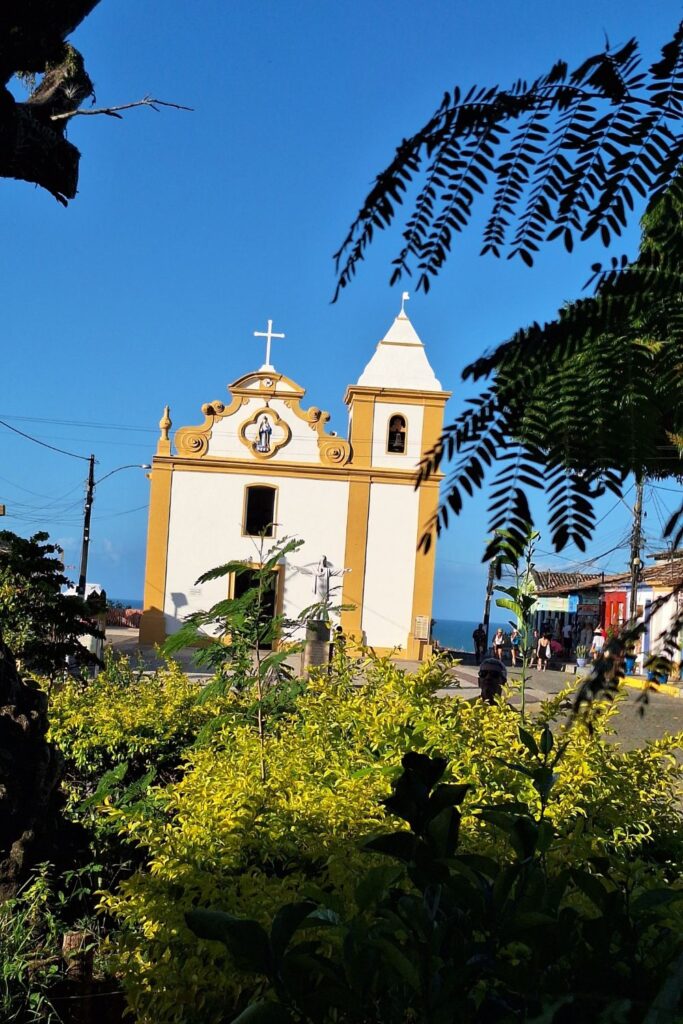 O que fazer em Porto Seguro e Arraial d'Ajuda? Roteiro completo para sua viagem 1 Igreja Matriz Nossa Senhora D'Ajuda - Foto: Moacir Eduardo