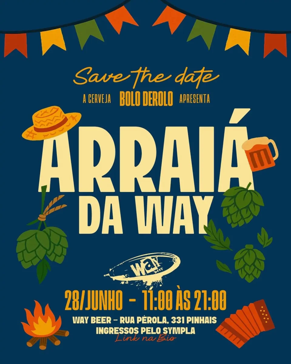 Arraiá da Way Beer promete agitar Pinhais com muita festa junina! 1 Arraiá da Way Beer promete agitar Pinhais com muita festa junina!
